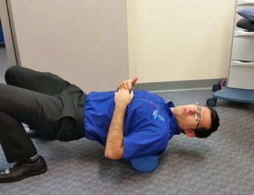 Relieve lower back stiffness with this stretch!