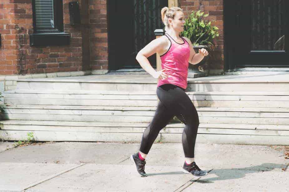 Picture of a woman jogging