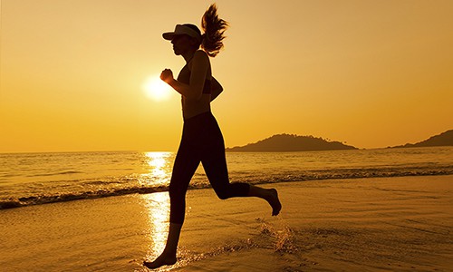 Picture of a woman running