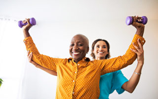 How to get long term results from your physiotherapy session 4 therapist helping a woman