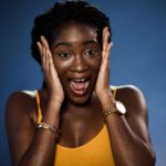 woman surprised