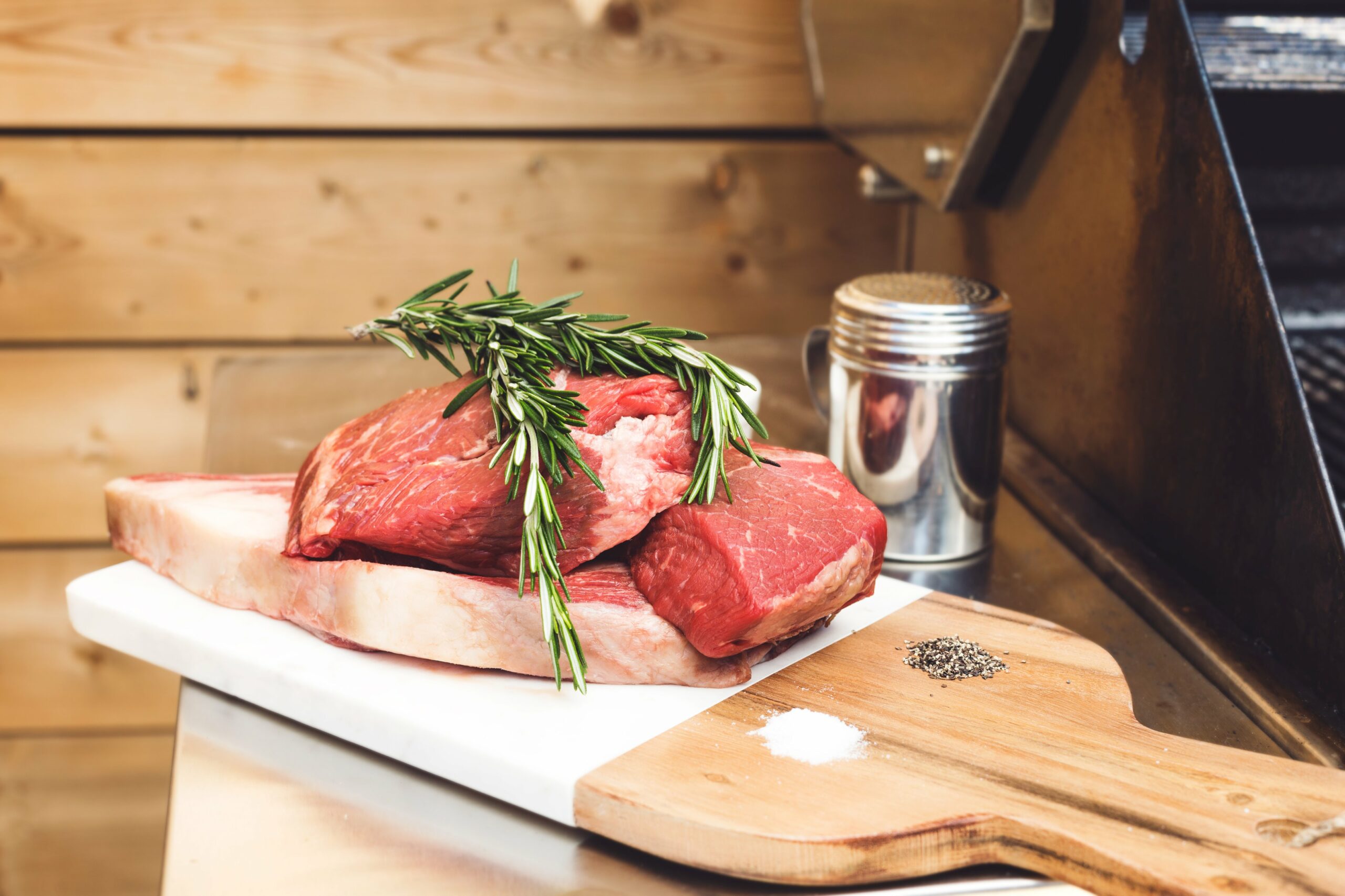 preparing meat to grill scaled