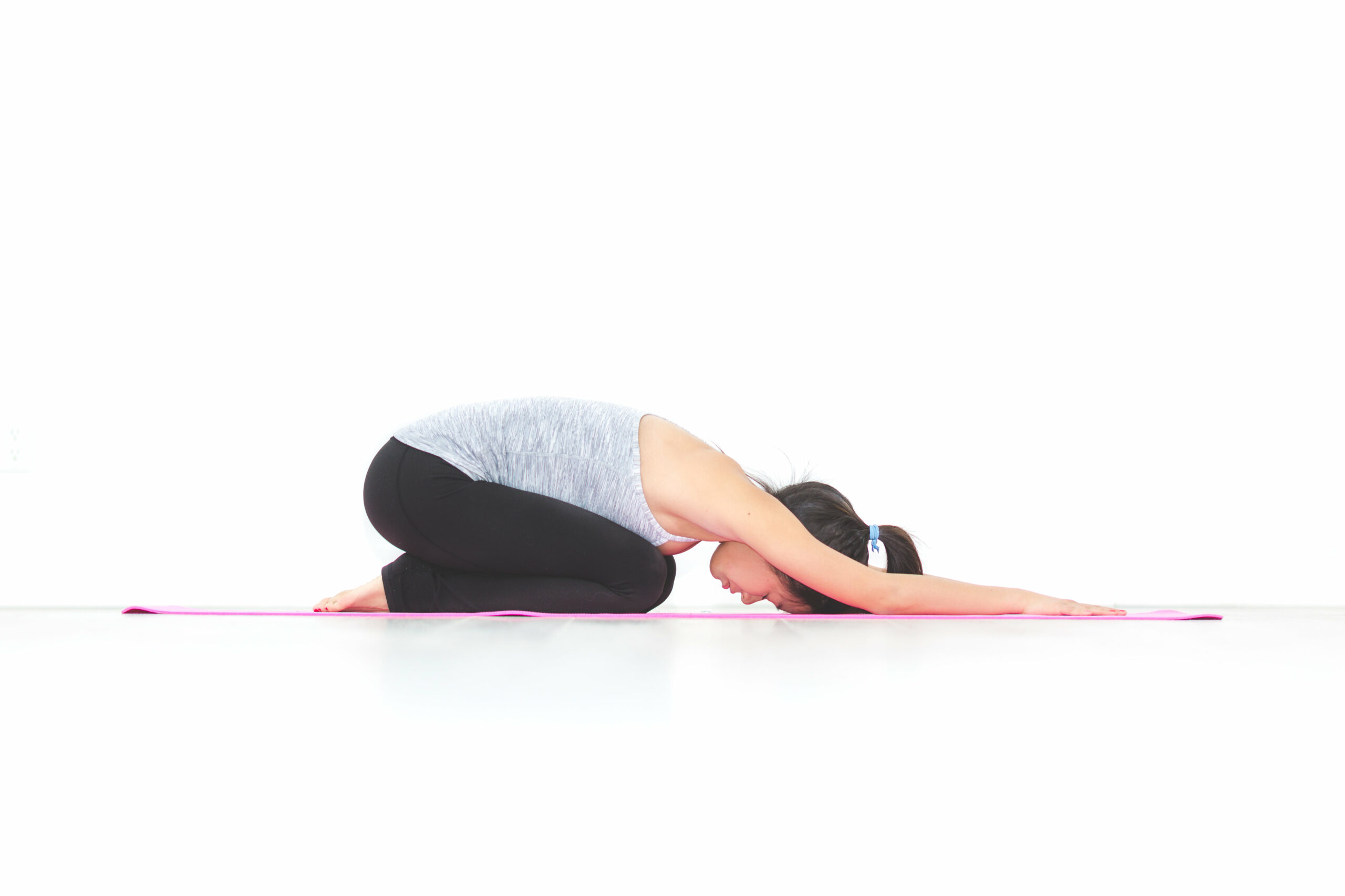 child pose lower back stretches