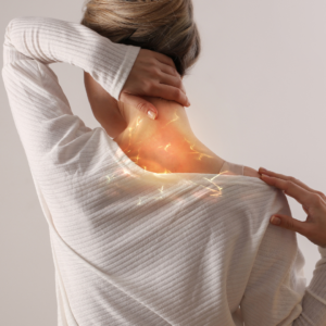 WOman with back pain