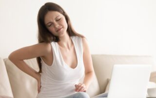mother back pain home