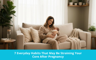 Mother caring for her newborn during postpartum recovery.