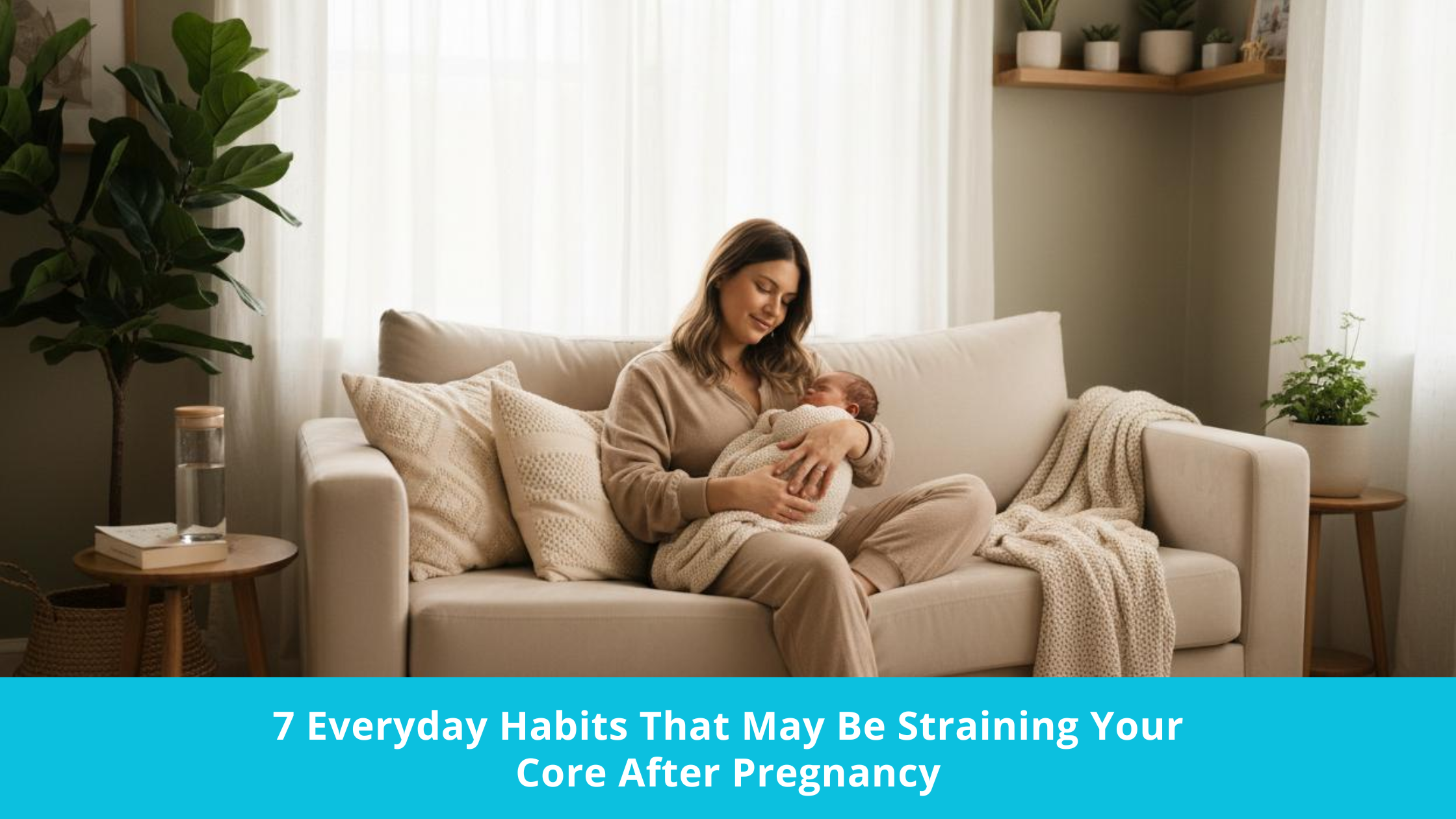 7 Everyday Habits Straining Your Core Post-Birth and How to Adjust 1 Postpartum core recovery while caring for a newborn